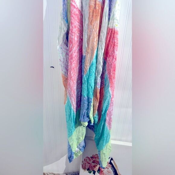 NWT Anthropologie Annette Dress Colorful Geometric Maxi Dress Size XS/S - Picture 10 of 12